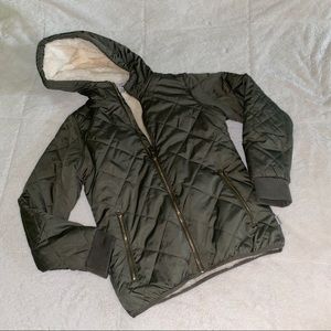 Fuzzy Green Jacket